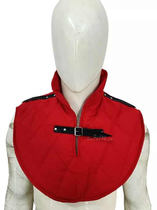 Authentique Médiéval Coton Rembourré Collier Gorget Neck Guard Layring Chainmail & Plate Armor pour Knight Costume Renaissance Cosplay - Product Image 4