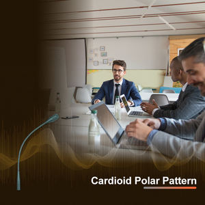 Balanced <b>XLR</b> Output Surface Mount <b>Microphone</b> NPS300 with No Data Cable Required - Product Image 4