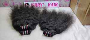 Paquets de cheveux Remy naturels bouclés bruts de donneur unique cheveux humains Jerry pour Chennai Inde Vente en gros d'usine indienne - Product Image 6
