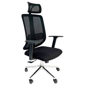Women's Comfortable Swivel <b>Office</b> <b>Chair</b> <b>with</b> <b>Headrest</b> - Product Image 1