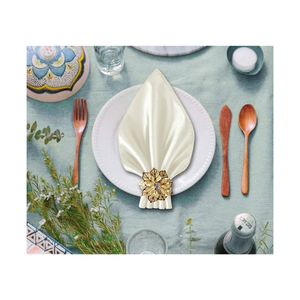 Serviettes de table élégantes 20x20 pouces 300TC en coton, motif artisanal abstrait vert, idéal pour les acheteurs de détail, de gros et d'hôtels - Product Image 6