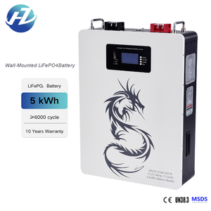 Batería Solar de Pared Lifepo4 de 10kWh 20kWh 48V 51.2V 200Ah 300Ah 15kWh, Batería de Litio Solar de Almacenamiento Lifepo4 - Product Image 1