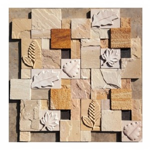 Mosaicos de Piedra Natural Premium, Duraderos para Paredes y para Diseño de Interiores, Uso en Paredes Interiores y Exteriores - Product Image 5