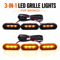 Feux de calandre avant à LED Wind Winner, lampe de calandre à LED ambre pour Bronco 2021 2022 2023