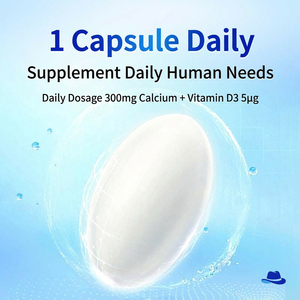 Suplemen Kapsul Lunak Kalsium Sitrat Vitamin D Kolekalsiferol untuk Meningkatkan Kepadatan Tulang dan Imunitas Laboratorium CNAS - Product Image 4