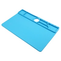 Pistolet à chaleur résistant à la chaleur Station de soudage BGA coussin isolant PCb outil de réparation tapis de bureau tapis de Microscope Silicone