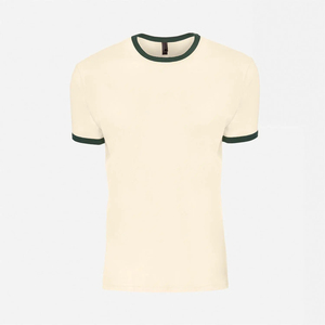 Camiseta unisex esencial de manga corta con cuello acanalado, informal, elegante, estilo urbano, básica, antiarrugas, de secado rápido y transpirable. - Product Image 3