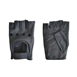 Guantes vintage negros sin dedos talla M - Product Image 3