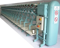 Machine à bobiner textile manuelle à grande vitesse, double tête, Pirovano Ratti, 80 broches, 800 m/min, 380 V, 3 kW, pour soie et nylon