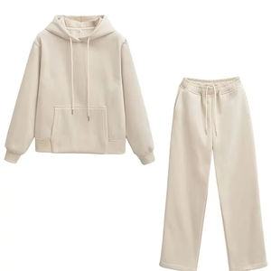 2025 Autumn Collection Casual Pullover <b>Coats</b> Wide Leg Trousers Women's <b>Hooded</b> Sweatshirts <b>with</b> Drawstring Office <b>Lady</b> Outfit - Product Image 5