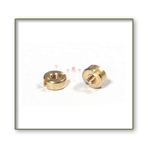 Nouvelle taille personnalisée disponible en laiton moleté insert rond à fort impact design élégant matériau en laiton au prix de gros vente - Product Image 1