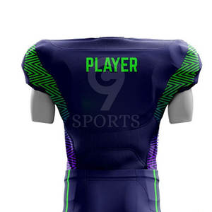 Conjuntos de uniformes de fútbol americano transpirables personalizados para el club universitario escolar y equipos profesionales - Product Image 5