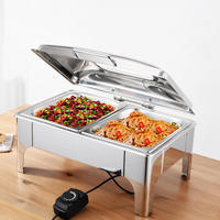Chauffe-Plats Électrique Commercial 9L pour Buffet – Idéal Hôtels, Mariages, Traiteurs – Équipement Professionnel de Maintien au Chaud