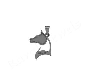 Collier pendentif cheval en argent 925 de bonne qualité 2025, simple et léger, 18x29mm, rhodié, cadeau personnalisé pour mariage, bijoux - Product Image 4