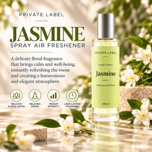 Ambientador en Aerosol con Aroma a Jazmín de Marca Privada, 100 ml |   Fragancia Floral Delicada y Duradera |   Fabricante OEM España - Product Image 2