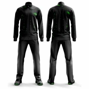 Custom <b>Slim</b> <b>Fit</b> Sports Tracksuit <b>Jacket</b> and Trouser <b>Men</b> Women Youth Teamwear Training Suit - Product Image 4