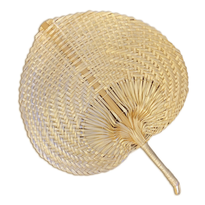 Éventail décoratif en bambou fait à la main, ventilateur traditionnel en bambou du Vietnam, décor d'art mural de maison bohème pour une ambiance naturelle - Product Image 2