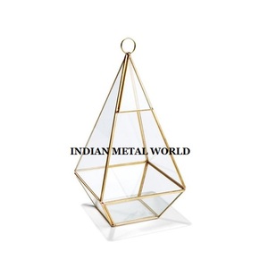 Ensemble de 2 bougeoirs votifs décoratifs en métal de qualité de luxe, forme et taille personnalisées, bougeoirs en métal de table au design élégant - Product Image 3