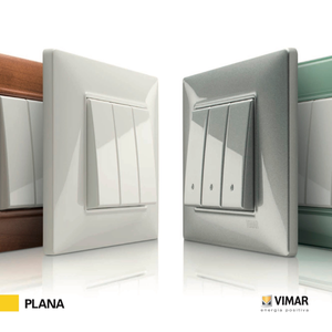 Vimar Piana bianco basculante interruttore a parete bipolare modello 14015 - Product Image 5