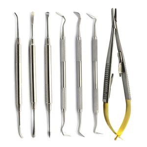 Steel Reusable Manual Periosteal Elevators Scalers Set Dental Oral Surgery Instruments Periodontal Implant Kit - Product Image 1
