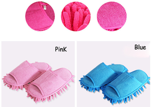 Unisex <strong>Microfiber</strong> for Slippers Open-Toe Home Cleaning <strong>Mop</strong> for Slippers with Non-Slip Design Low Flat for Winter and Spring - Product Image 4