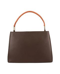 Cuir véritable Femmes Bleu & Tan Sac à main Centre Rabat Haute Qualité Mode Vente en gros 2025 Couleur personnalisée & logo OEM Crossbody - Product Image 6