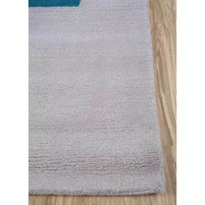 Alfombra de Lana Anudada a Mano Sthir Ivory con Patrón Abstracto para Sala de Estar, Alfombra Rectangular de 9x12 para Pasillo, para Adolescentes-AIWL-3012 - Product Image 4