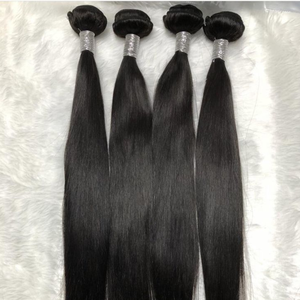 Extensiones de Cabello Humano Indio 100% Natural, Liso, Virgen, Remy, Cutícula Alineada, Puntas de Una Sola Capa, Trama Doble a Máquina, Todos los Colores, Directo - Product Image 4