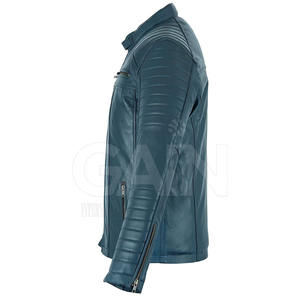 Chaqueta de cuero cómoda ligera para la venta en línea Chaqueta de invierno de cuero en precio al por mayor - Product Image 3