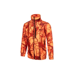 Veste de chasse en polaire orange Challenger avec poches, fabriquée en Turquie, vente en gros - Product Image 1
