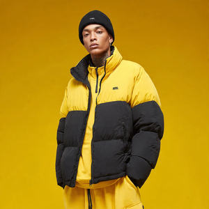 Chaqueta de Invierno Acolchada para Hombre, Estilo Urbano, 100% Poliéster y Elastano, Cuello Alto, Logotipo Frontal, Resistente al Viento, Ecológica - Product Image 6