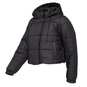 Custom Women's puffy <b>Jacket</b> Coat Winter warm new design Long Sleeve <b>short</b> body Outerwear Women's Breathable Bomber coat - Product Image 1