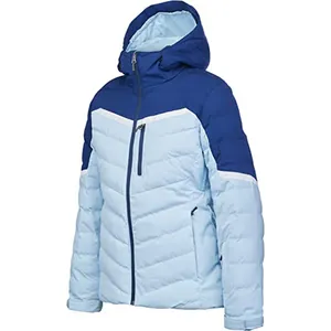 FOGNO Custom Outdoor Light Warm Duck Feather Nylon Hooded Dwon Jacket Winter Bubble Coat Filled Down Puffer Jackets