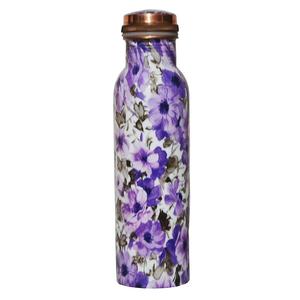Eco-Friendly Designer Printed Copper <b>Water</b> <b>Bottle</b> <b>Metal</b> Drinking Accessory Lid Trusted Supplier for Special Occasions Drinkware - Product Image 5