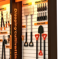 Support d'affichage pour outils à main en métal perforé sur mesure, présentoir commercial pour salle d'exposition