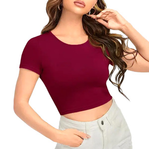 เสื้อครอปสตรีผ้าฝ้าย100% ระบายอากาศได้ดีผลิตจากบังคลาเทศ - Product Image 2