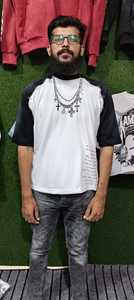 Camisetas de Hombre de Algodón 100% de Alta Calidad, Estilo Personalizado, Cuello Redondo, Ajuste Holgado, Tejido Transpirable de Secado Rápido, Mangas Americanas - Product Image 3