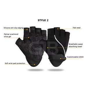 Gants d'entraînement rembourrés en cuir léger pour la musculation Gants de gymnastique et de sport en gros pour le levage et l'exercice - Product Image 5