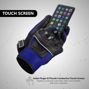 Gants de course de moto à écran tactile respirant pour hommes Gants d'équitation de vélo avec confort et fonctionnalité - Product Image 5