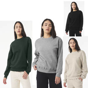 ELLA + CANVAS เสื้อกันหนาวพิมพ์ลายสำหรับทุกเพศ 10 ออนซ์ เสื้อสเวตเชิ้ตคอกลม Heavyweight รุ่น Forest ผ้าฝ้ายฟลีซ 100% - Product Image 2