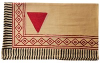 Sarong Pareo Bikini de plage en coton pur 100% imprimé à la main en Inde, pour femmes, taille - 44 pouces X 72 pouces