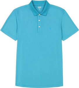 Logo personnalisé OEM imprimé hommes de haute qualité 220 grammes polyester coton pour polo solide style formel à manches courtes ajusté - Product Image 2