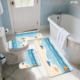 Custom Printed Carpet <b>Bathroom</b> Rug <b>Set</b> for <b>Bathroom</b> Non-Slip Shower Curtain Bath <b>Mat</b> - Product Image 3
