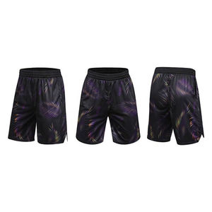 Pantalones cortos de baño estampados ecológicos sólidos para hombre a la moda, tela ligera cómoda para playa, piscina, vacaciones de verano - Product Image 6