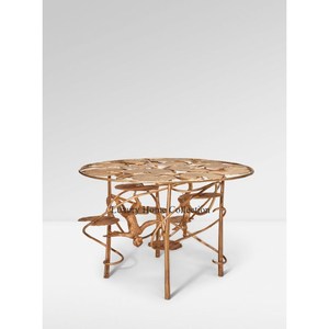 Feuille Design Décoratif Fait Main Chaise Noir Et Nickel Plaqué Fantaisie Chaise Salon Maison Et Hôtel Décor Fournitures De L'Inde - Product Image 6