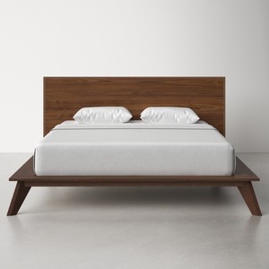 Flora Contemporary King Bed Frame Diseño moderno de madera maciza de teca de alta calidad para uso en el dormitorio del hogar - Product Image 4