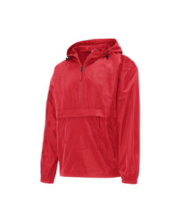 Chaqueta cortavientos de nailon de peso pesado OEM para hombre al por mayor personalizable con capucha para primavera estilo callejero con bordado - Product Image 4