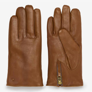 Gants habillés de luxe en cuir souple véritable chaud d'hiver Gants habillés en cuir pour femmes de style luxueux et tendance - Product Image 1