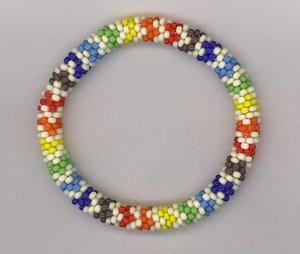 Festival Ready Bead Bracelet Colorful Handmade Arm Candy par MD Handicraft - Product Image 4