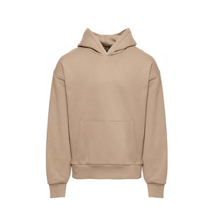 Vente en gros de streetwear épais en coton de haute qualité imprimé 100% uni sans ficelle pour hommes sweats à capuche d'hiver pour hommes - Product Image 5